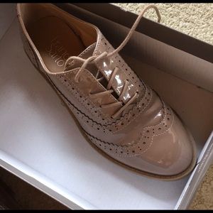 Franco Sarto tan Oxford Shoes